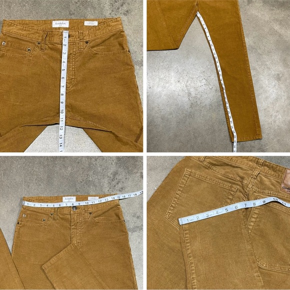 Goodfellow Brown Corduroy Pants Slim Fit 30x32 Preppy Casual - Picture 7 of 8